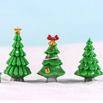 Игрушка-Снеговик Из смолы, Рождественский Микроскопический Снеговик, Маленькое Рождественское Украшение, Подарочный Набор украшений и подвесок # 50 г